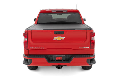Rough Country 50210650 Hard Roll Up Bed Cover | 6'7" Bed | Chevy/GMC Sierra 1500 (19-26)/Silverado 1500 (19-26)