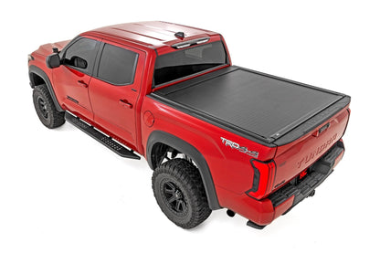 Rough Country 51514551 Powered Retractable Bed Cover | 5'7" Bed | Toyota Tundra 2WD/4WD (2022-2025)
