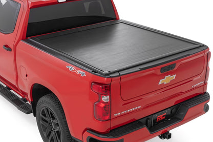 Rough Country 51120580 Powered Retractable Bed Cover | 5'10" Bed | Chevy/GMC Sierra 1500 (19-26)/Silverado 1500 (19-26)