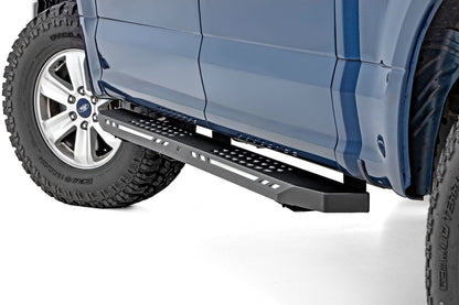 Rough Country 57005 AC2 Running Boards | Amber/White | Crew Cab | Ford F-150/Lightning/F-250/F-350/Raptor (15-26)