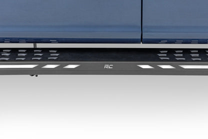 Rough Country 57005 AC2 Running Boards | Amber/White | Crew Cab | Ford F-150/Lightning/F-250/F-350/Raptor (15-26)
