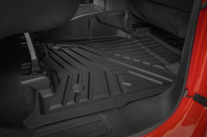 Rough Country FF-51602 Floor Mats | Front & Rear | Ford Bronco 4WD (2021-2025)