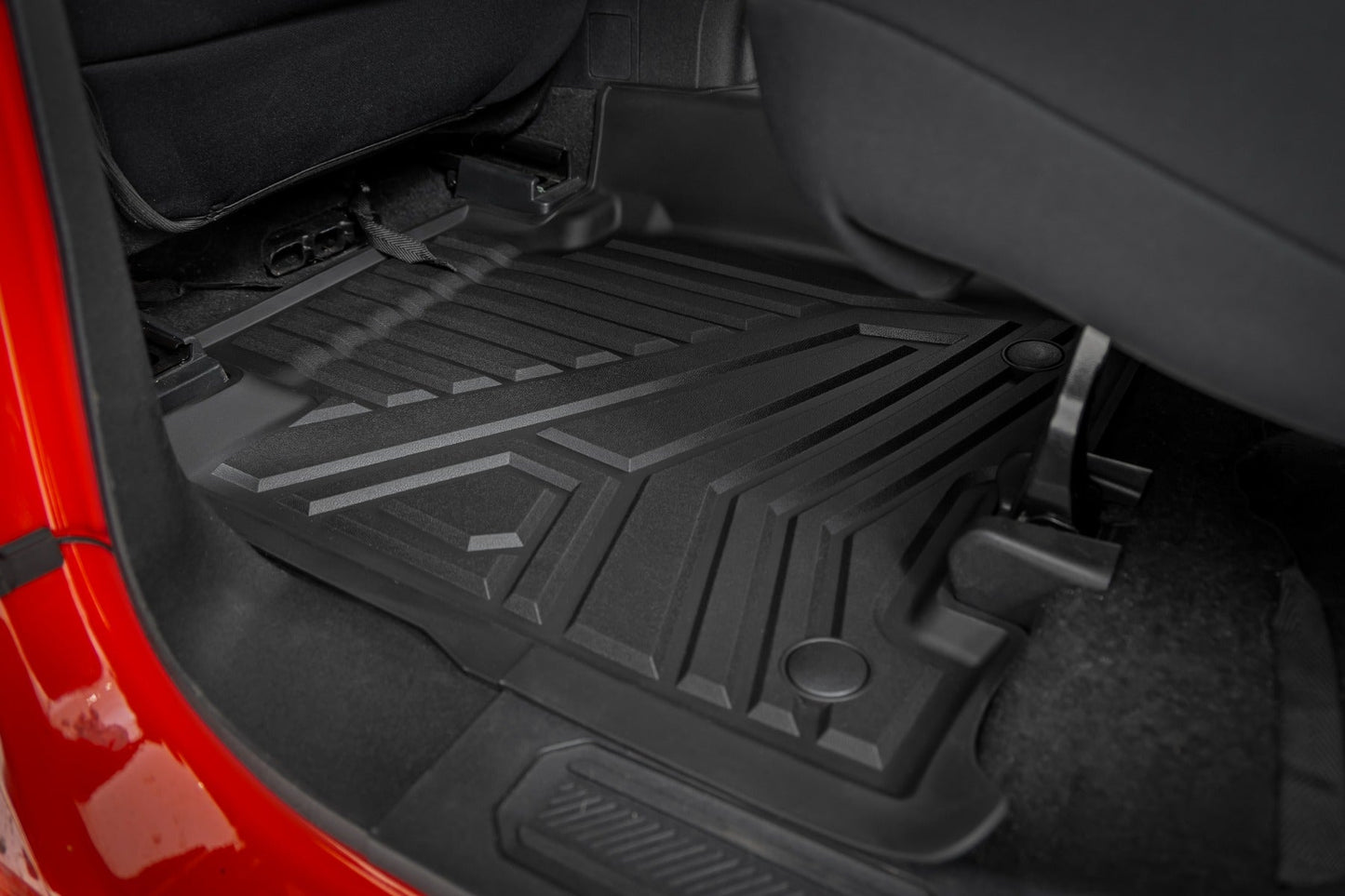 Rough Country FF-51602 Floor Mats | Front & Rear | Ford Bronco 4WD (2021-2025)