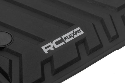Rough Country FF-51602 Floor Mats | Front & Rear | Ford Bronco 4WD (2021-2025)