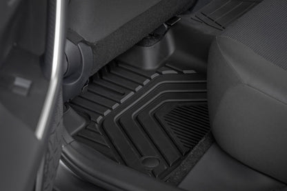 Rough Country FF-71602 Flex-Fit Floor Mats | Front & Rear | Toyota RAV4 2WD/4WD (2019-2025)