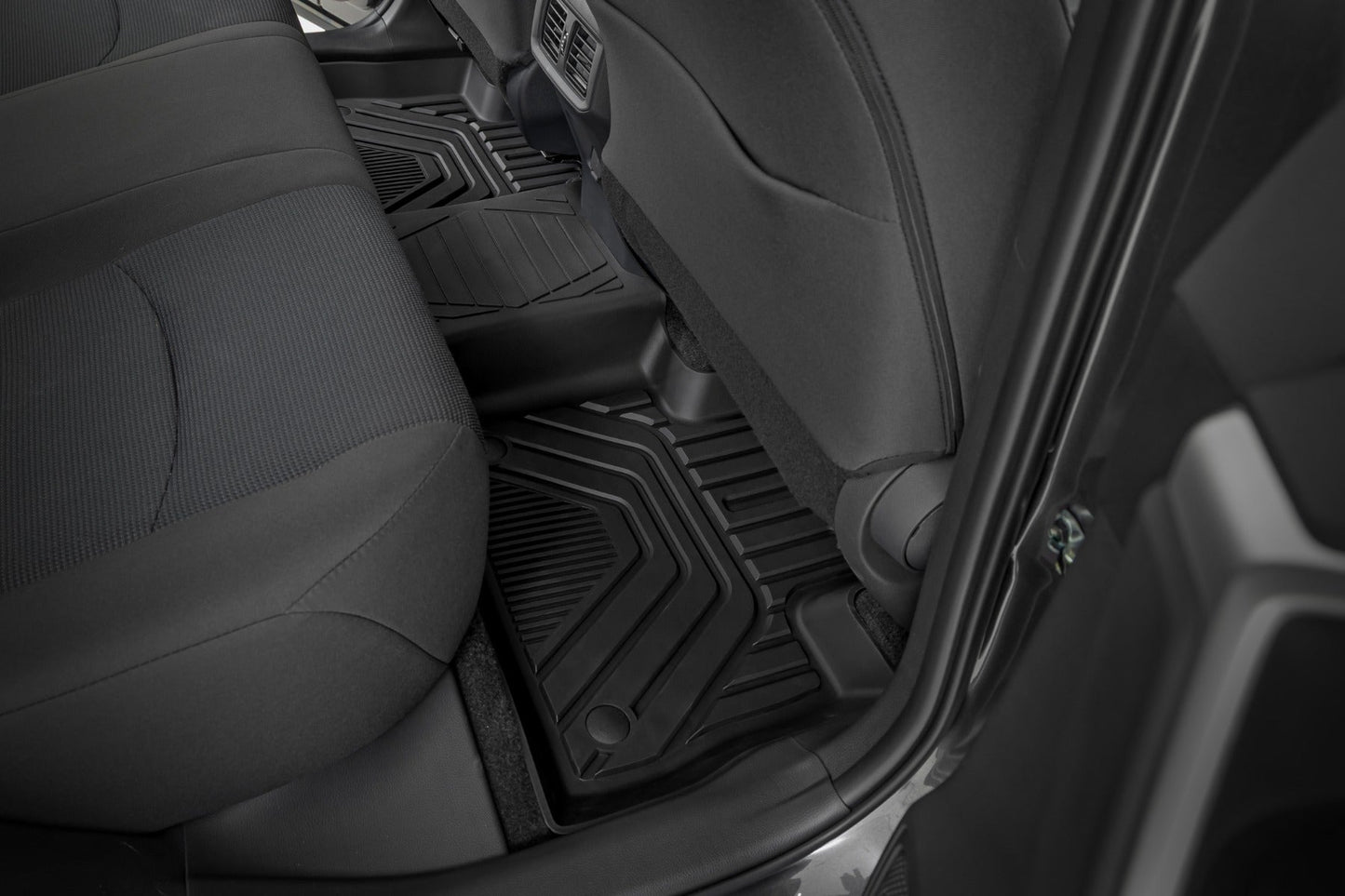 Rough Country FF-71602 Flex-Fit Floor Mats | Front & Rear | Toyota RAV4 2WD/4WD (2019-2025)