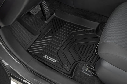 Rough Country FF-71602 Flex-Fit Floor Mats | Front & Rear | Toyota RAV4 2WD/4WD (2019-2025)