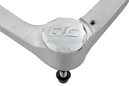Rough Country 81178 Polished Aluminum Ball Joint Caps | Pair | Rough Country Control Arms