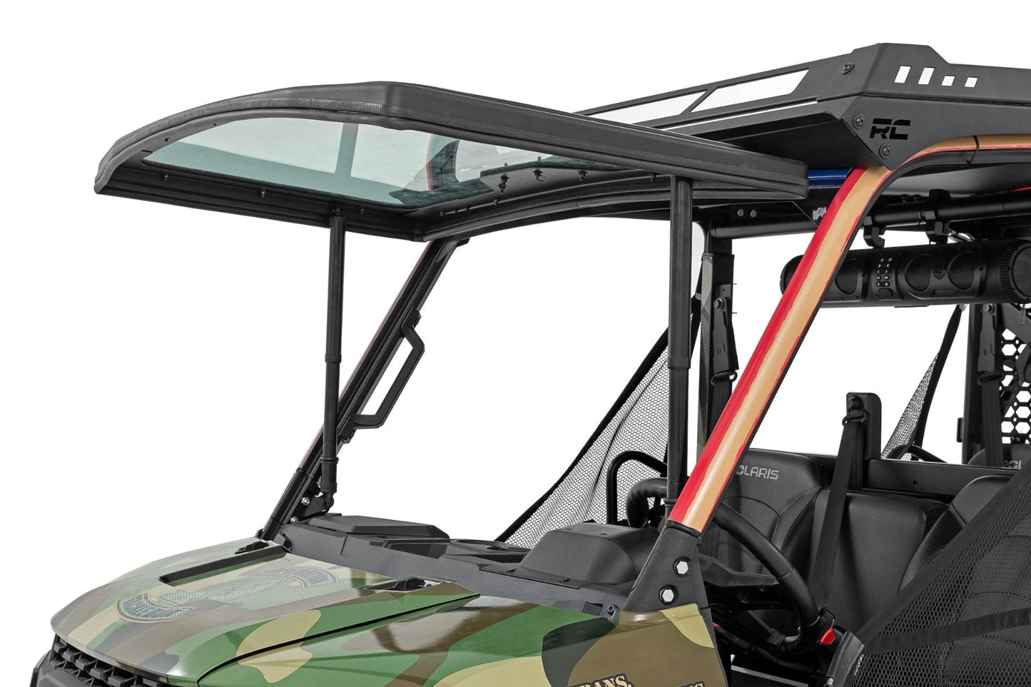 Rough Country 98417221 Electric Tilt Windshield | Glass | Formed Frame | Polaris Ranger XP 1000