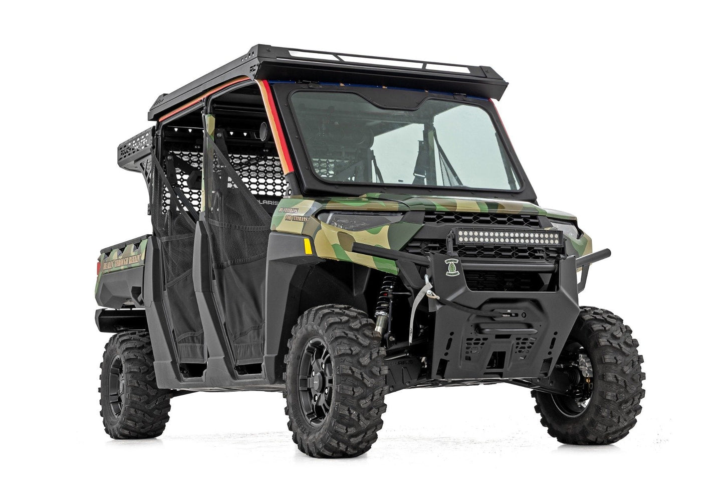 Rough Country 98417221 Electric Tilt Windshield | Glass | Formed Frame | Polaris Ranger XP 1000