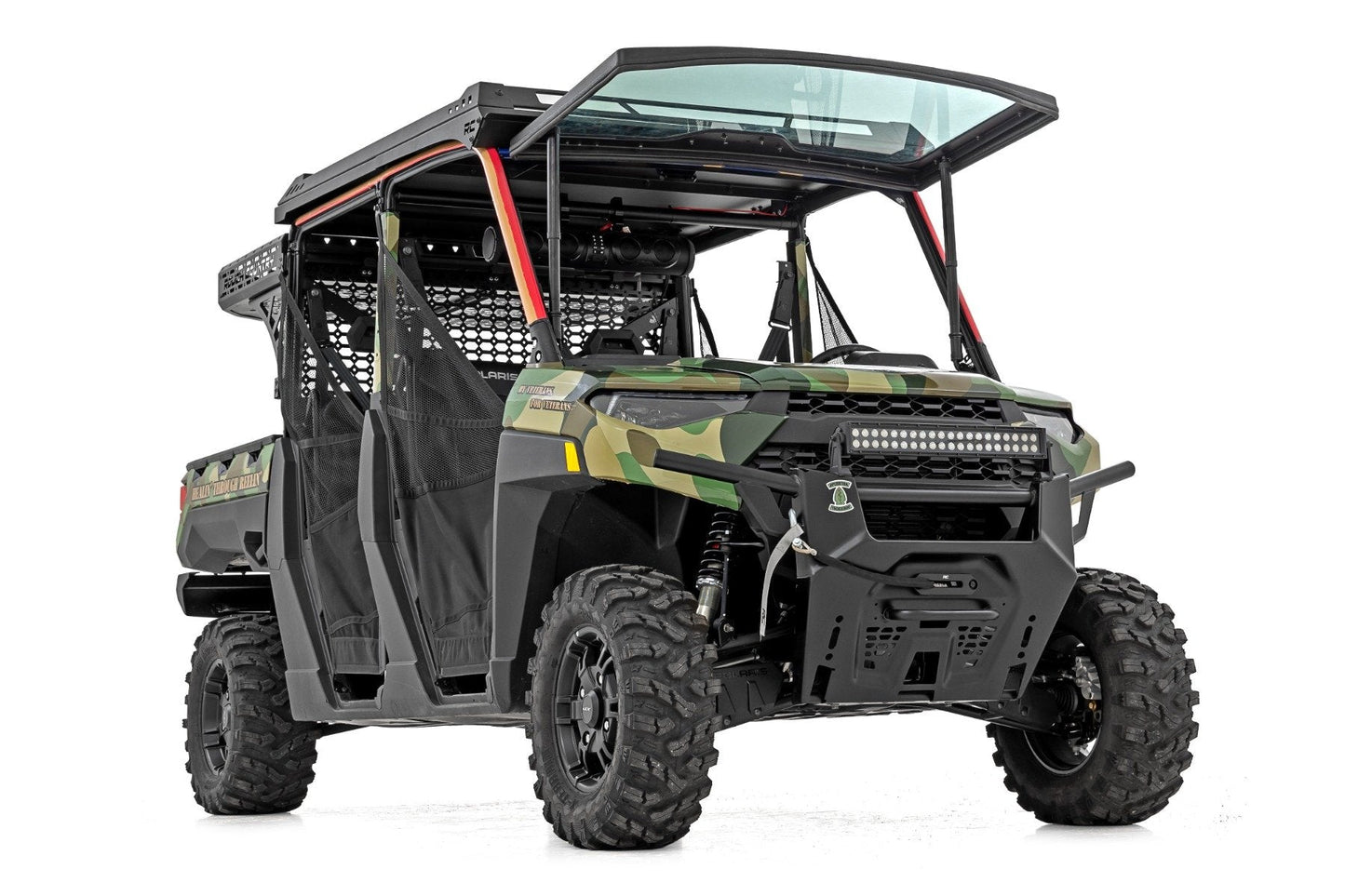 Rough Country 98417221 Electric Tilt Windshield | Glass | Formed Frame | Polaris Ranger XP 1000