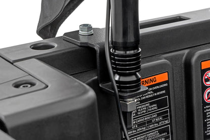 Rough Country 93200 Whip Mount | 2' Multl-Color LED Whip Pair | Can-AM Defender/Segway