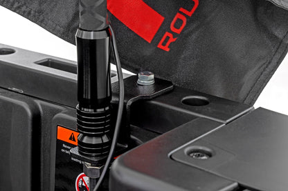 Rough Country 93199 Whip Mount | 4' Multl-Color LED Whip Pair | Can-AM Defender/Segway