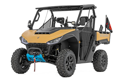 Rough Country 93200 Whip Mount | 2' Multl-Color LED Whip Pair | Can-AM Defender/Segway