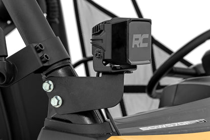Rough Country 93217 LED Light Kit | Front Mount | 2" Black Pair | Segway 570 F