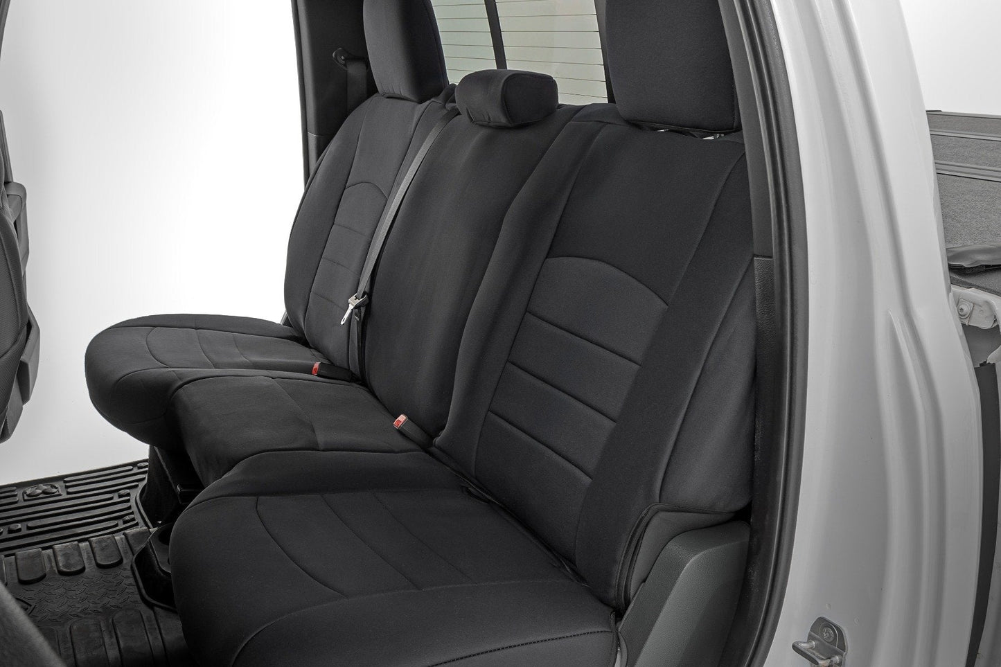 Rough Country 91068 Seat Covers | FR Bucket RR Full bench | Ram 1500 (09-18)/2500 (11-18)/3500 (11-18)
