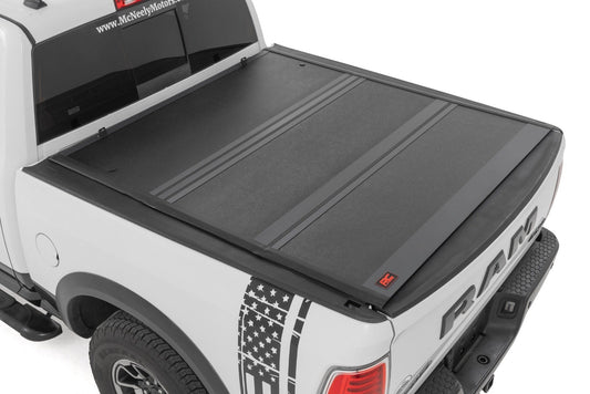 Rough Country 47318650B Hard Low Profile Bed Cover | 6'4" Bed | Ram 1500/2500/3500 2WD/4WD (10-25 & Classic)