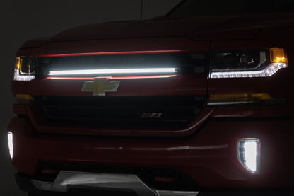 Rough Country 70992 LED Light Kit | Grille Mount | 30 Inch DRL | Chevy Silverado 1500 (16-18)