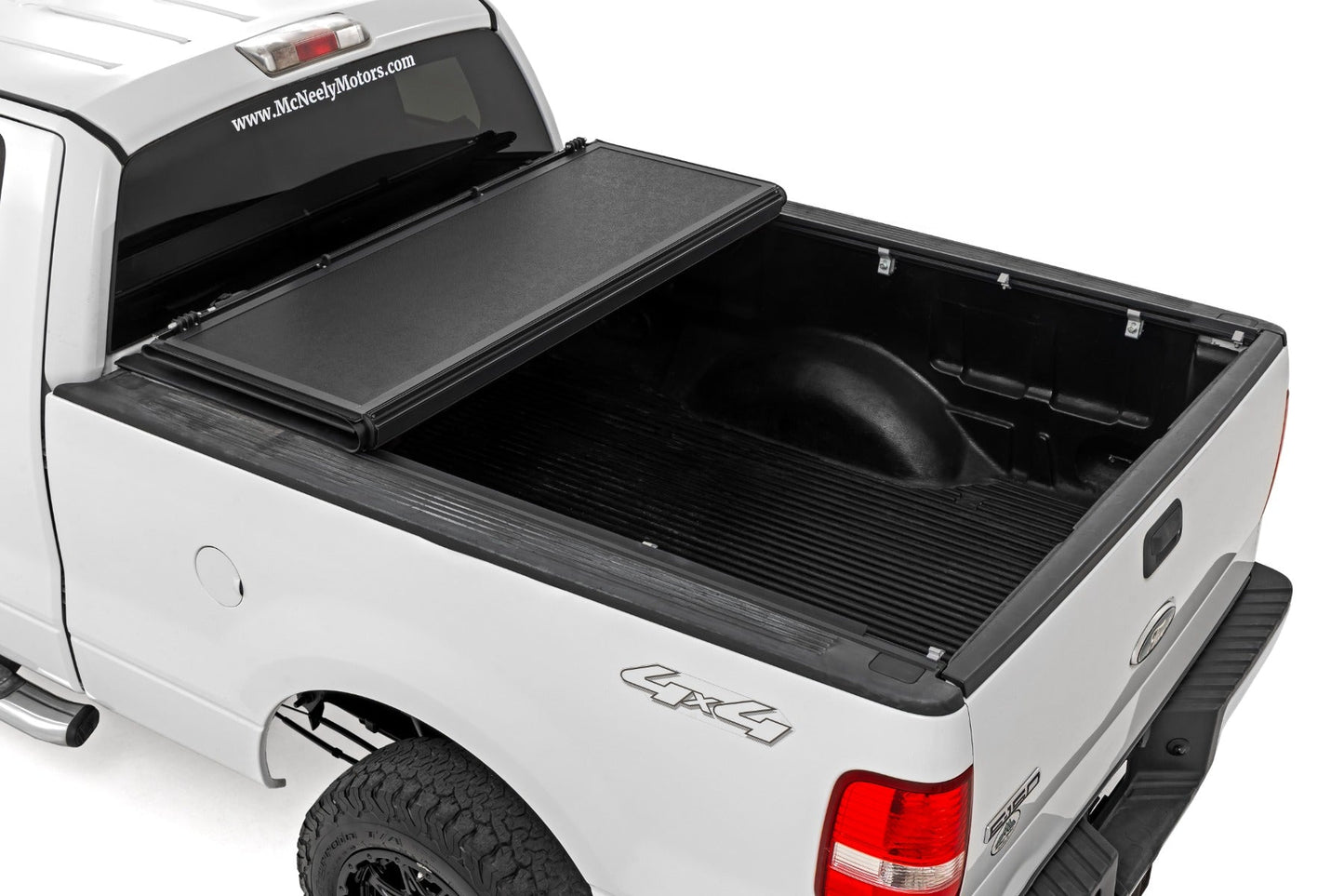 Rough Country 47214650B Hard Low Profile Bed Cover | 6'7" Bed | Ford F-150 2WD/4WD (2004-2014)