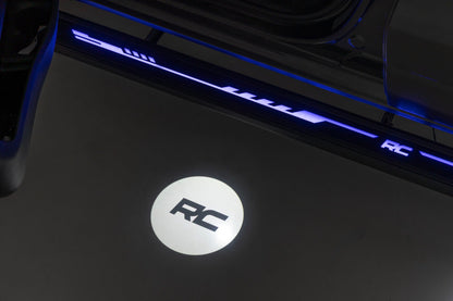 Rough Country 55008 Multi-Color LED Running Boards | 4-Door | Ford Bronco 4WD (2021-2025)