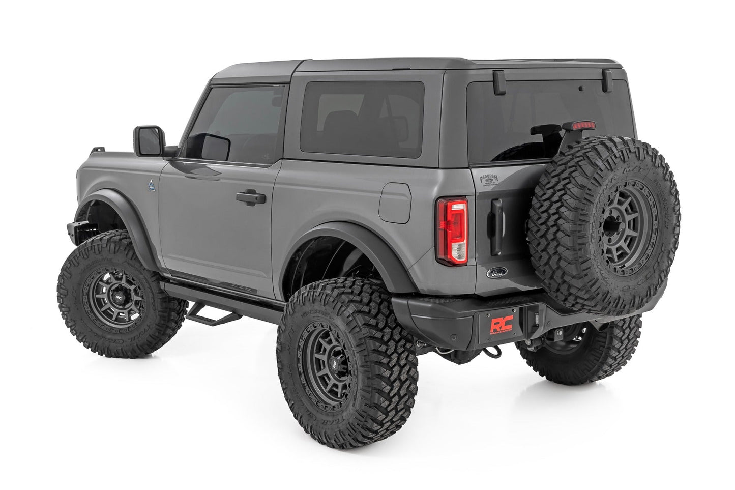 Rough Country 51038 SRL2 Adjustable Aluminum Step | 2 Door | Ford Bronco (2 Door) 4WD (2021-2025)