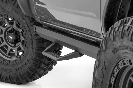 Rough Country 51038 SRL2 Adjustable Aluminum Step | 2 Door | Ford Bronco (2 Door) 4WD (2021-2025)