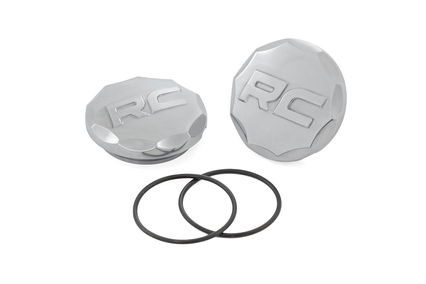 Rough Country 81178 Polished Aluminum Ball Joint Caps | Pair | Rough Country Control Arms