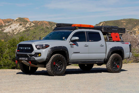 Rough Country A-T11621-1D6 Fender Flares | Defender | 1D6 Silver Sky Metallic | Toyota Tacoma (16-23)