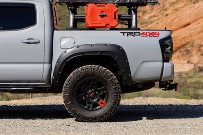 Rough Country A-T11621-089 Fender Flares | Defender | 089 Wind Chill | Toyota Tacoma 2WD/4WD (2016-2023)