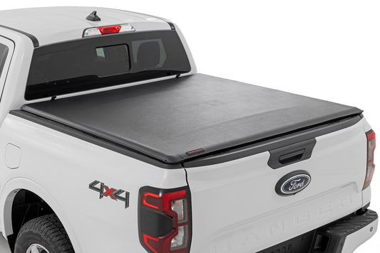 Rough Country 42219550 Soft Roll Up Bed Cover | 5' Bed | Ford Ranger 2WD/4WD (2024-2026)