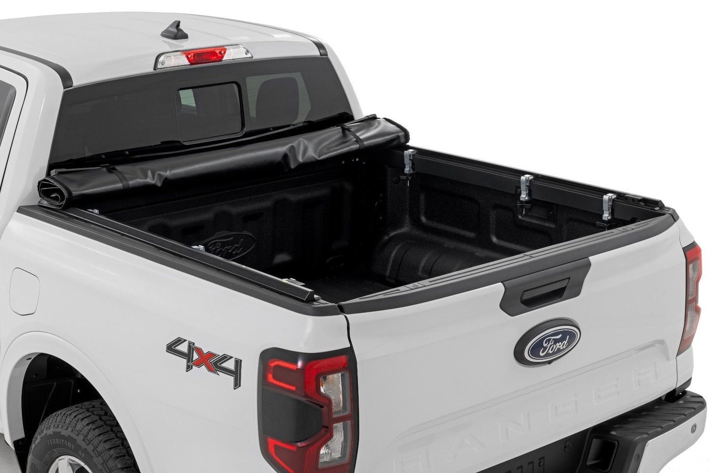 Rough Country 42219550 Soft Roll Up Bed Cover | 5' Bed | Ford Ranger 2WD/4WD (2024-2026)
