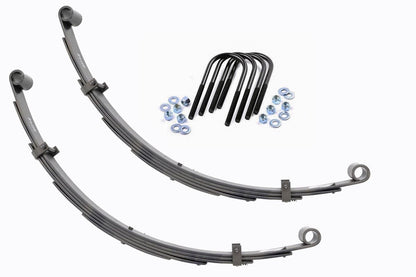 Rough Country 8042Kit Rear Leaf Springs | 4" Lift | Pair | Toyota Land Cruiser FJ40 4WD (1964-1980)