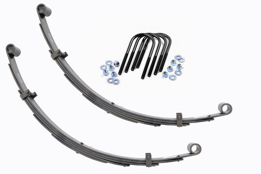 Rough Country 8042Kit Rear Leaf Springs | 4" Lift | Pair | Toyota Land Cruiser FJ40 4WD (1964-1980)