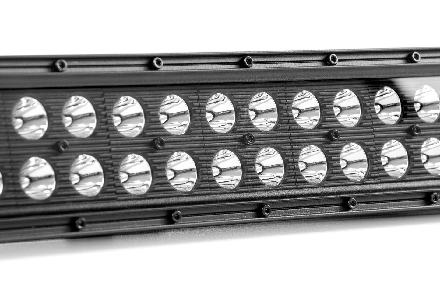 Rough Country 72930BL 30 Inch Black Series LED Light Bar | Curved | Dual Row