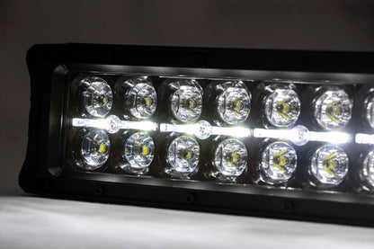 Rough Country 72940BD 40 Inch Black Series LED Light Bar | Curved | Dual Row | Cool White DRL