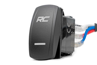 Rough Country 70803BLKDRL 2 Inch Black Series LED Light Pods |  Flush Mount | Cool White DRL