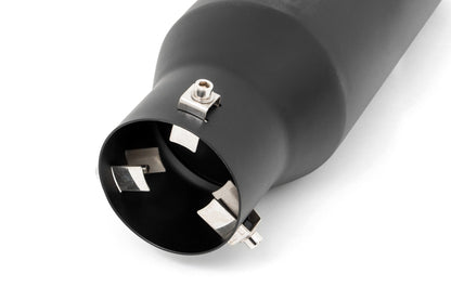 Rough Country 96004A Exhaust Tip | Black | RC Logo | 2.5-3.125 Inch Pipe