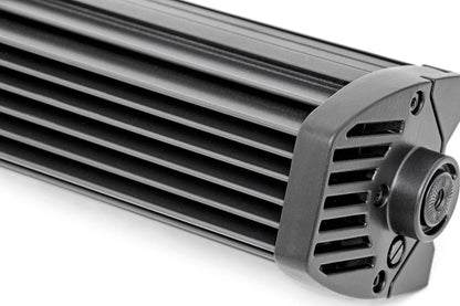 Rough Country 72954BD 54 Inch Black Series LED Light Bar | Curved | Dual Row | Cool White DRL