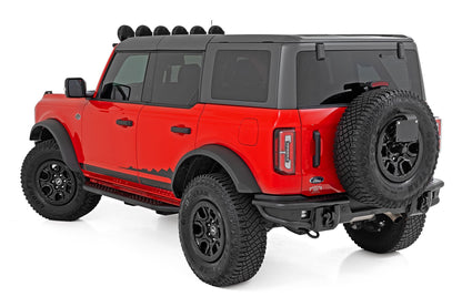 Rough Country 14007 OV2 Running Boards | Side Step Bars | 4-Door | Ford Bronco 4WD (2021-2025)