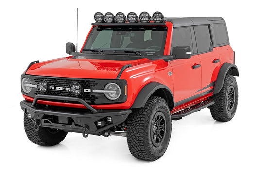 Rough Country 14007 OV2 Running Boards | Side Step Bars | 4-Door | Ford Bronco 4WD (2021-2025)