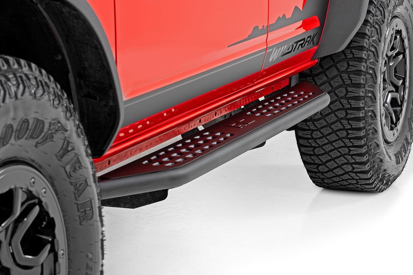 Rough Country 14007 OV2 Running Boards | Side Step Bars | 4-Door | Ford Bronco 4WD (2021-2025)