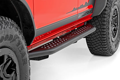 Rough Country 14007 OV2 Running Boards | Side Step Bars | 4-Door | Ford Bronco 4WD (2021-2025)
