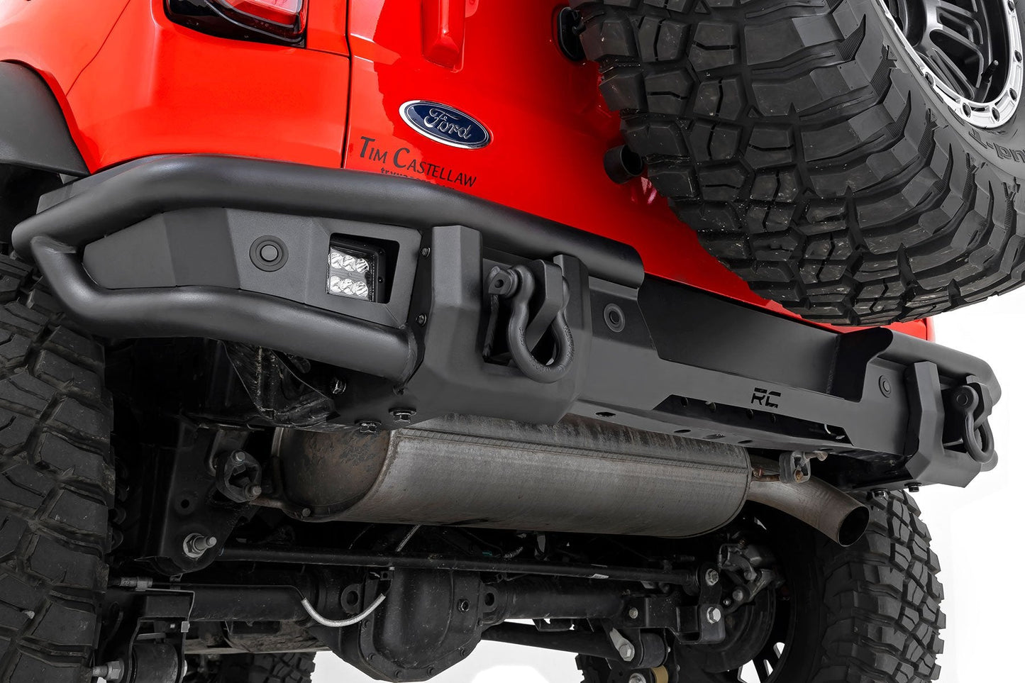 Rough Country 51210 Rear Bumper | Tubular | Ford Bronco 4WD (2021-2025)