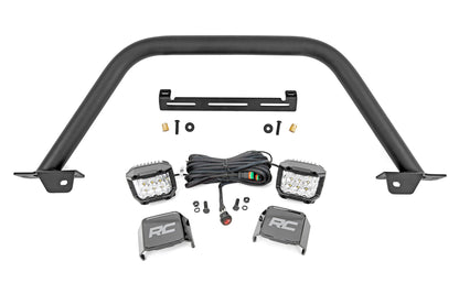 Rough Country 51114 Safari Bar | 3" OSRAM (Pair) | Wide | OE Modular Steel | Ford Bronco (21-25)