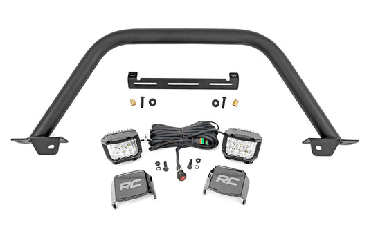 Rough Country 51114 Safari Bar | 3" OSRAM (Pair) | Wide | OE Modular Steel | Ford Bronco (21-25)