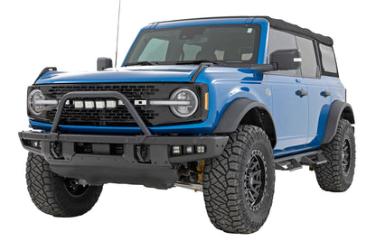 Rough Country 51115 Safari Bar | 3" OSRAM (Quad) | Wide | OE Modular Steel | Ford Bronco (21-25)