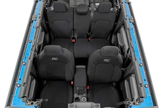 Rough Country 91045 Seat Covers | Bucket Seats | FR & RR | Ford Bronco 4WD (2021-2025)