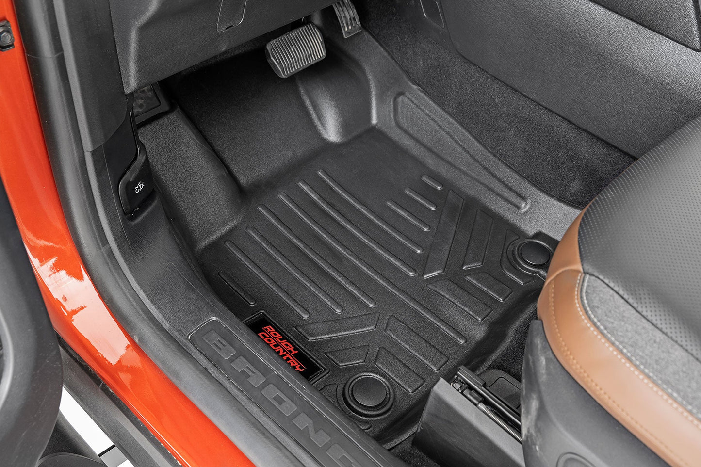 Rough Country M-51323 Floor Mats | FR & RR | Ford Bronco Sport 4WD (2021-2025)
