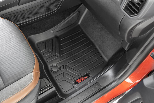 Rough Country M-51323 Floor Mats | FR & RR | Ford Bronco Sport 4WD (2021-2025)