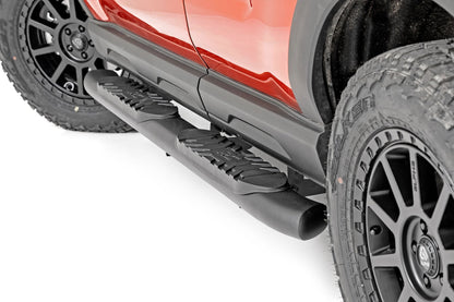 Rough Country 21006 Oval Nerf Steps | Black | Ford Bronco Sport 4WD (2021-2025)